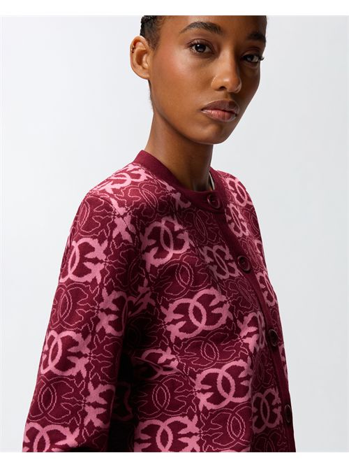 Cardigan con logo Love Birds PINKO | 106043A2YD/RW2